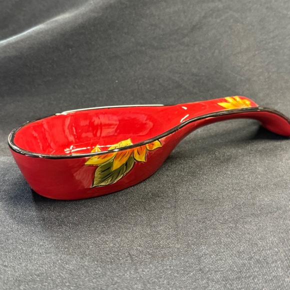 Maxcera Provence Sunflower Spoon Rest 10.5" - Picture 2 of 7